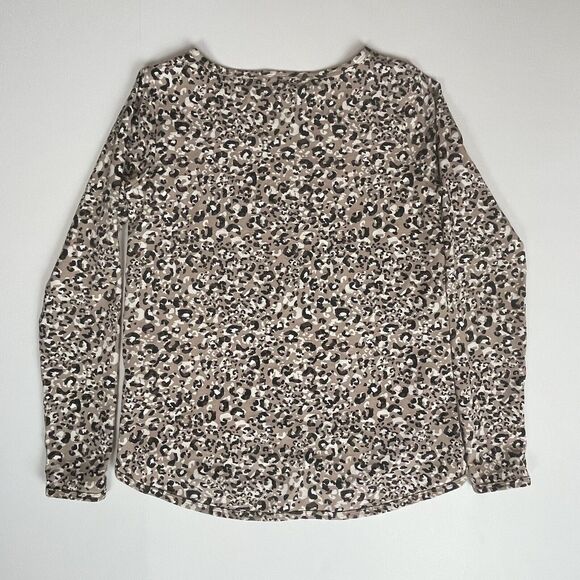 Coolibar Women's XXS Heyday Side-Split Shirt Long Sleeve Leopard Print UPF UV 50 - Picture 7 of 7